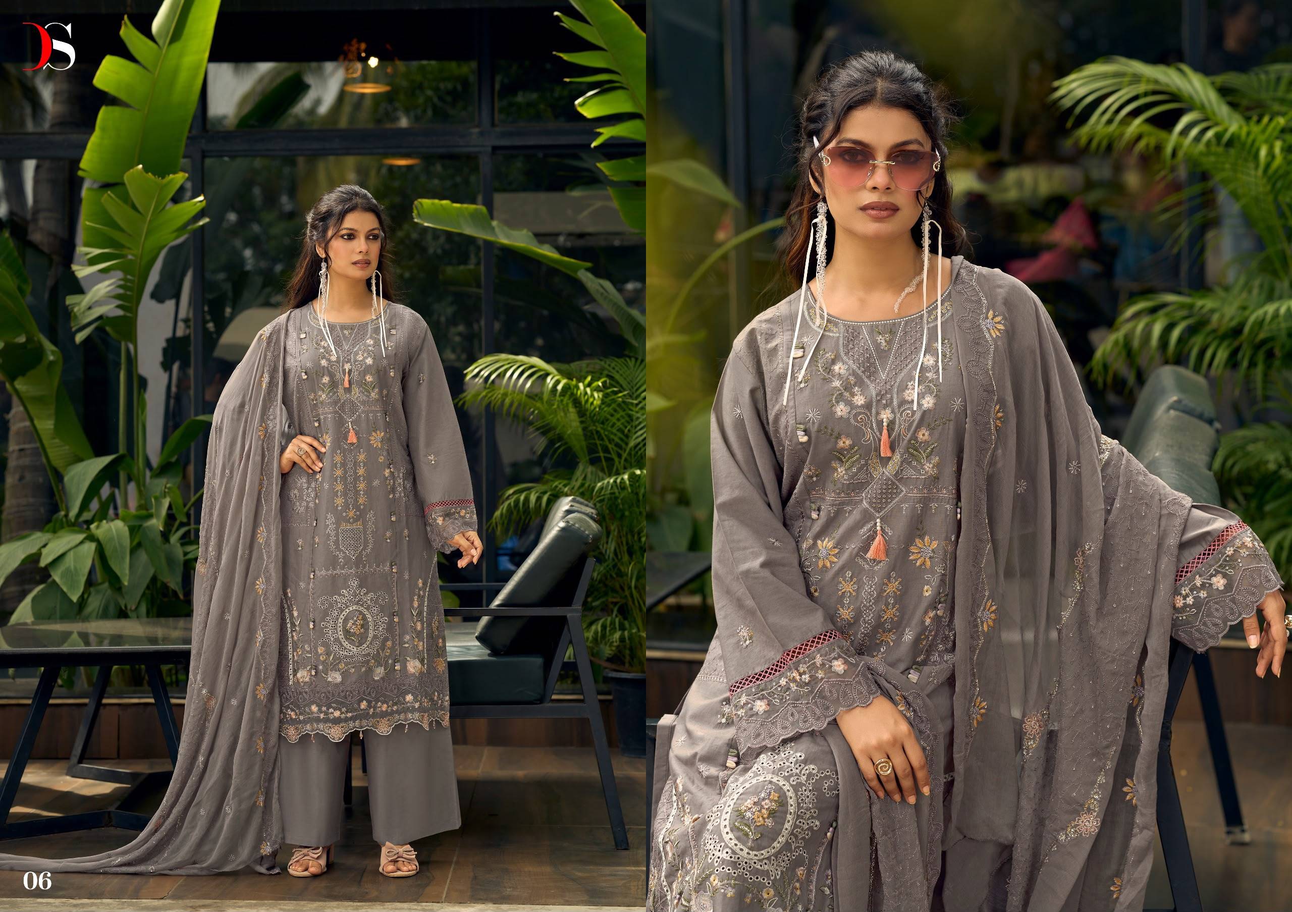 ELAF BY DEEPSY SUITS 01 To 06 Series Indian Traditional casual wear Pakistani pure cotton dresses At Wholesale Price